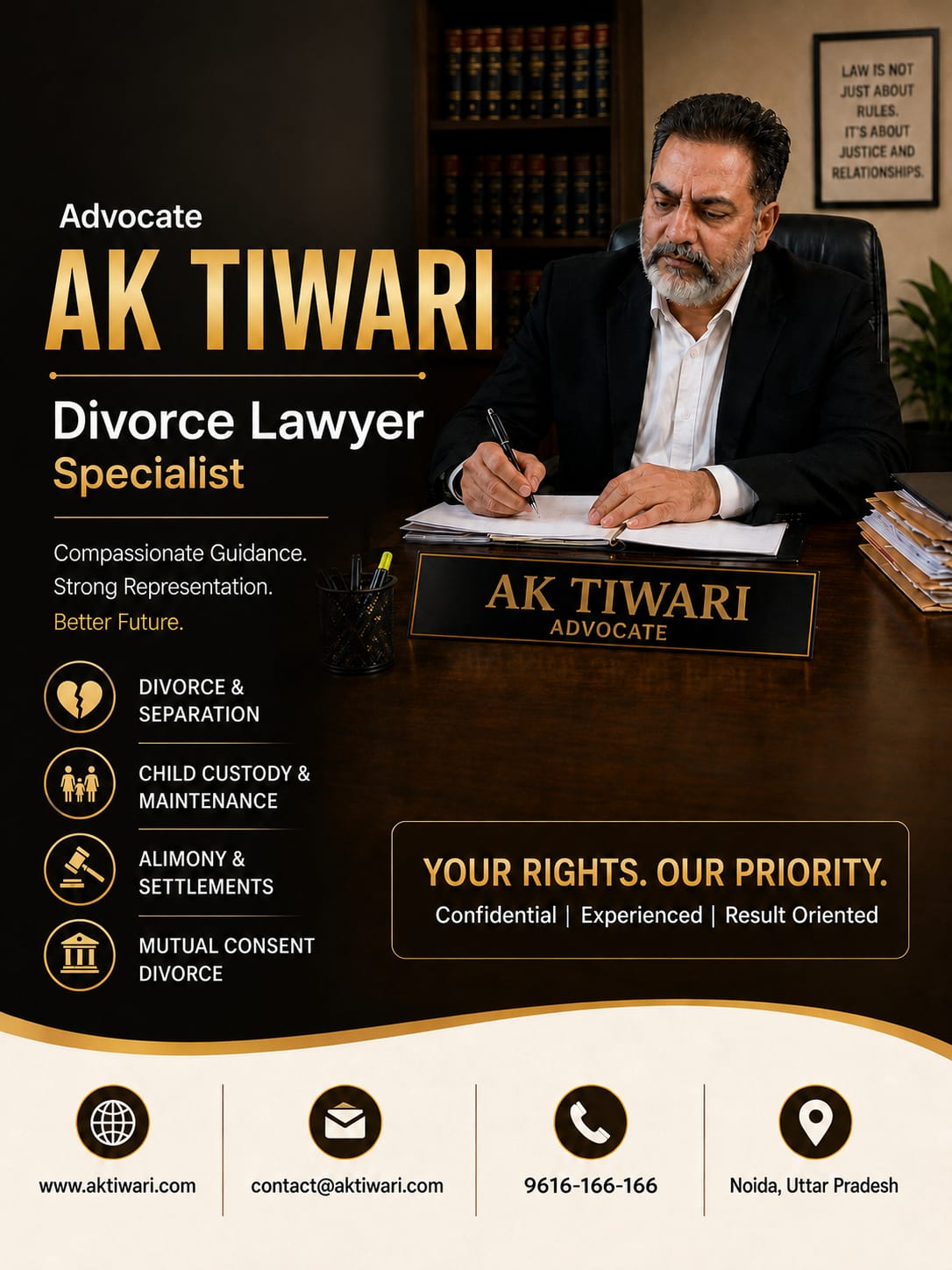 Divorce Lawyer In Noida Ghaziabad Uttar Pradesh – Advocate AK Tiwari